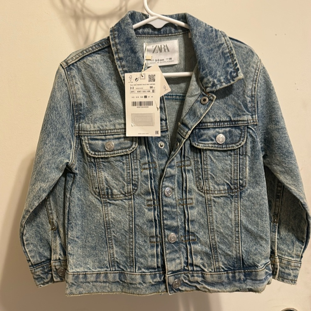 Brand New Zara Children’s Jean Jacket Size 2-3